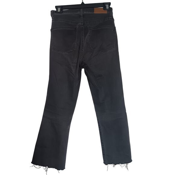 Madewell Cali Demi-Boot Jeans Black wash size 26 - Picture 4 of 6